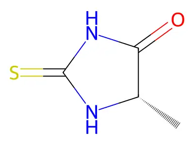 5-Methyl-2-thioxo-4-imidazolidinone structure