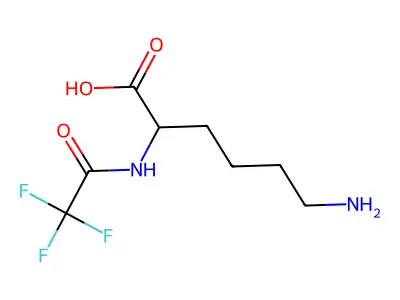 6-amino-2-[(2,2,2-trifluoroacetyl)amino]hexanoic Acid structure