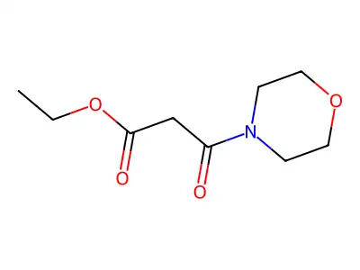 Ethyl 3-morpholino-3-oxopropanoate structure