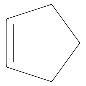 Cyclopentene-1-d structure