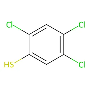 2,4,5-三氯苯硫酚 structure