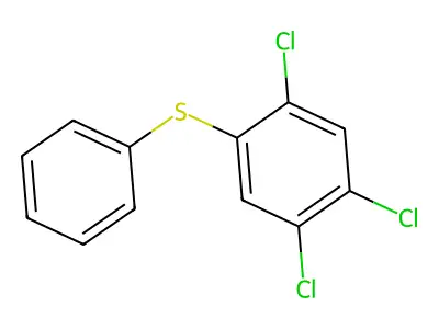 Benzene, 1,2,4-trichloro-5-(phenylthio)- structure