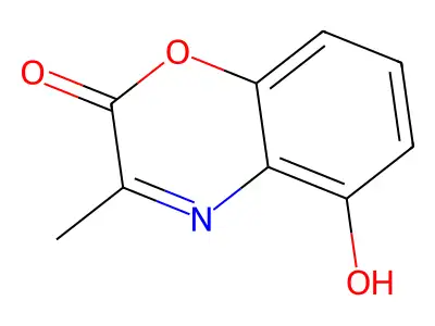2H-1,4-Benzoxazin-2-one, 5-hydroxy-3-methyl- structure