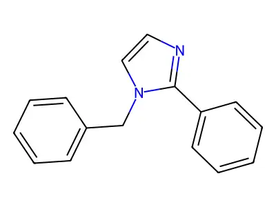 1-benzyl-2-phenyl-1H-imidazole structure