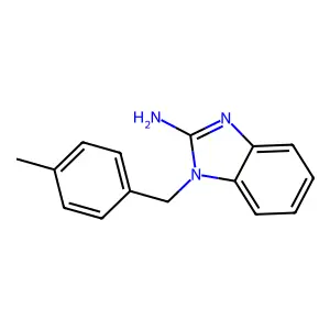1-(4-Methyl-benzyl)-1H-benzoimidazol-2-ylamine structure