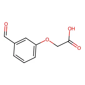 2-(3-Formylphenoxy)acetic acid structure