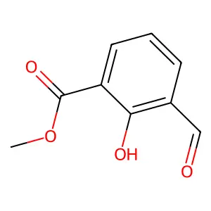 Methyl 3-formyl-2-hydroxybenzoate structure