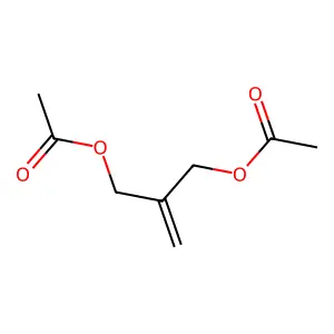 2-Methylenepropane-1,3-diyl diacetate structure