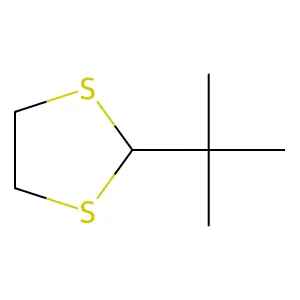 1,3-Dithiolane, 2-tert-butyl- structure