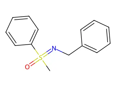 Sulfoximine, S-methyl-S-phenyl-N-(phenylmethyl)- structure