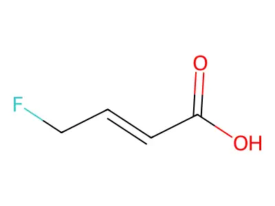 4-氟丁-2-烯酸 structure
