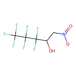 3,3,4,4,5,5,5-Heptafluoro-1-nitropentan-2-ol structure