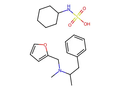 Furfenorex cyclamate, (A+-)- structure