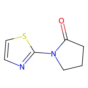 1-(Thiazol-2-yl)pyrrolidin-2-one structure
