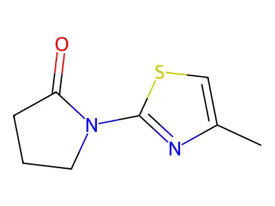 1-(4-Methylthiazol-2-yl)pyrrolidin-2-one structure