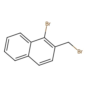 1-Bromo-2-(bromomethyl)naphthalene structure