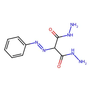 2-Phenyldiazenylpropanedihydrazide structure