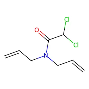 N,N-二烯丙基二氯乙酰胺 structure