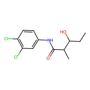 N-(3,4-Dichlorophenyl)-3-hydroxy-2-methylpentanamide structure
