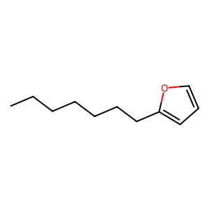 2-Heptylfuran structure
