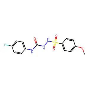 1-(4-Fluorophenyl)-3-[(4-methoxyphenyl)sulfonylamino]urea structure
