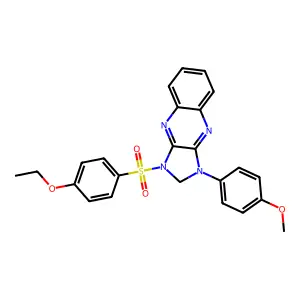 1-(4-ethoxybenzenesulfonyl)-3-(4-methoxyphenyl)-1H,2H,3H-imidazo[4,5-b]quinoxaline structure