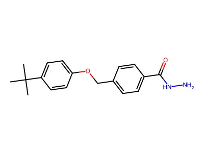 4-(4-Tert-butylphenoxymethyl)benzohydrazide structure