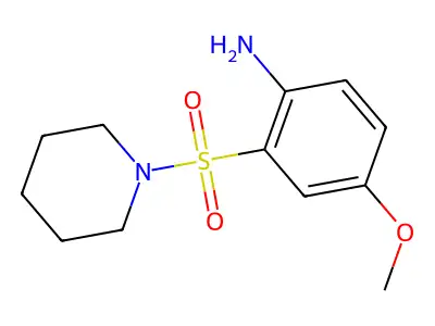 4-Methoxy-2-(piperidine-1-sulfonyl)aniline structure