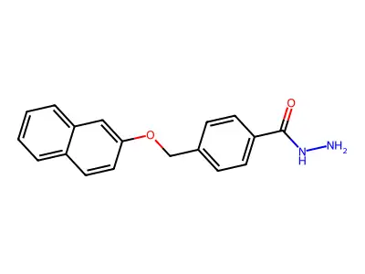 4-[(Naphthalen-2-yloxy)methyl]benzohydrazide structure