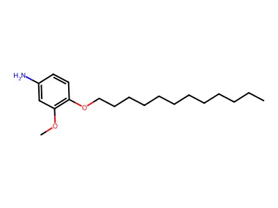 Benzenamine, 4-(dodecyloxy)-3-methoxy- structure
