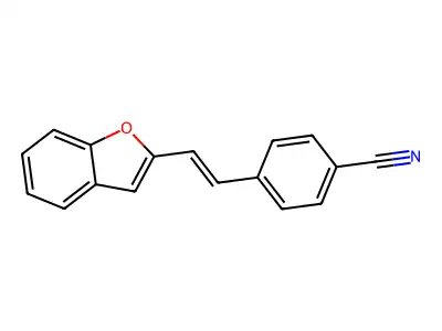 4-[2-(1-Benzofuran-2-yl)ethenyl]benzonitrile structure