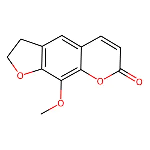 4',5'-Dihydro-8-methoxypsoralen structure