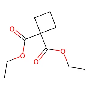 Diethyl 1,1-cyclobutanedicarboxylate structure