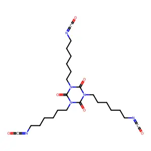Tris(6-isocyanatohexyl)isocyanurate structure