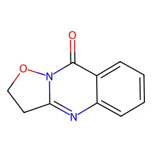2,3-Dihydro-9H-isoxazolo(3,2-b)quinazolin-9-one structure