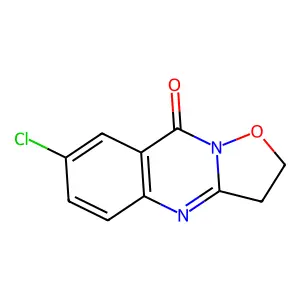 7-Chloro-2,3-dihydro-9H-[1,2]oxazolo[3,2-b]quinazolin-9-one structure