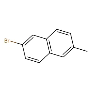 2-Bromo-6-methylnaphthalene structure