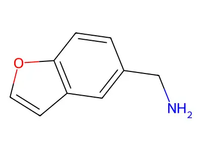 1-Benzofuran-5-ylmethylamine structure