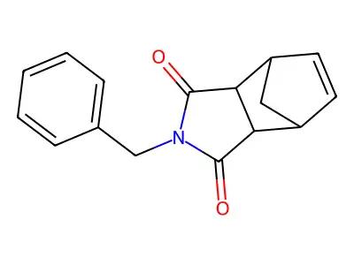 2-benzyl-3a,4,7,7a-tetrahydro-1H-4,7-methanoisoindole-1,3(2H)-dione structure