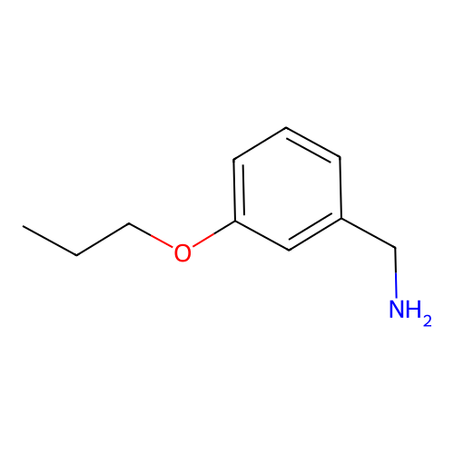 (3-Propoxyphenyl)methanamine structure