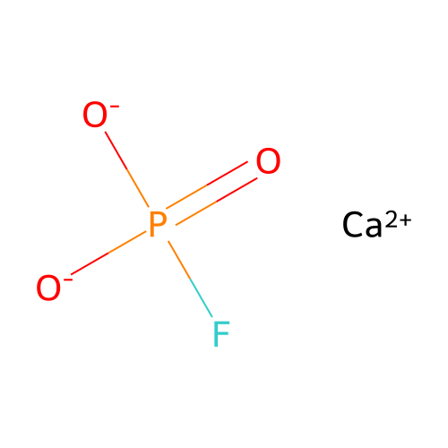 Calcium fluorophosphate structure