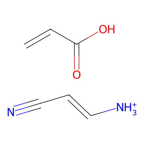 [(E)-2-cyanoethenyl]azanium;prop-2-enoic acid structure