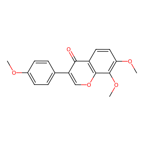 7,8,4'-Trimethoxyisoflavone structure