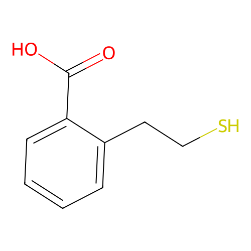2-(2-Mercaptoethyl) benzoic acid structure