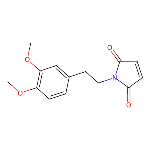 1-[2-(3,4-Dimethoxy-phenyl)-ethyl]-pyrrole-2,5-dione structure