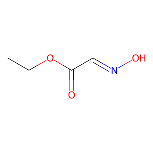 2-Oxoacetic acid, ethyl ester, oxime structure