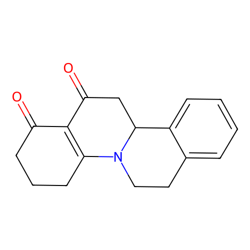 3,4,6,7,11b,12-hexahydro-1H-isoquino[2,1-a]quinoline-1,13(2H)-dione structure