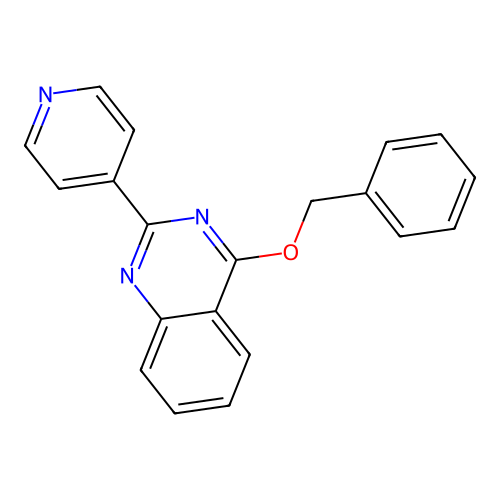 4-(Benzyloxy)-2-(pyridin-4-yl)quinazoline structure