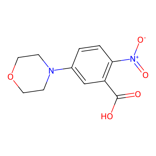 5-(Morpholin-4-yl)-2-nitrobenzoic acid structure