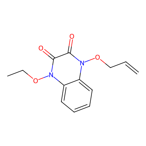 1-Ethoxy-4-prop-2-enoxyquinoxaline-2,3-dione structure